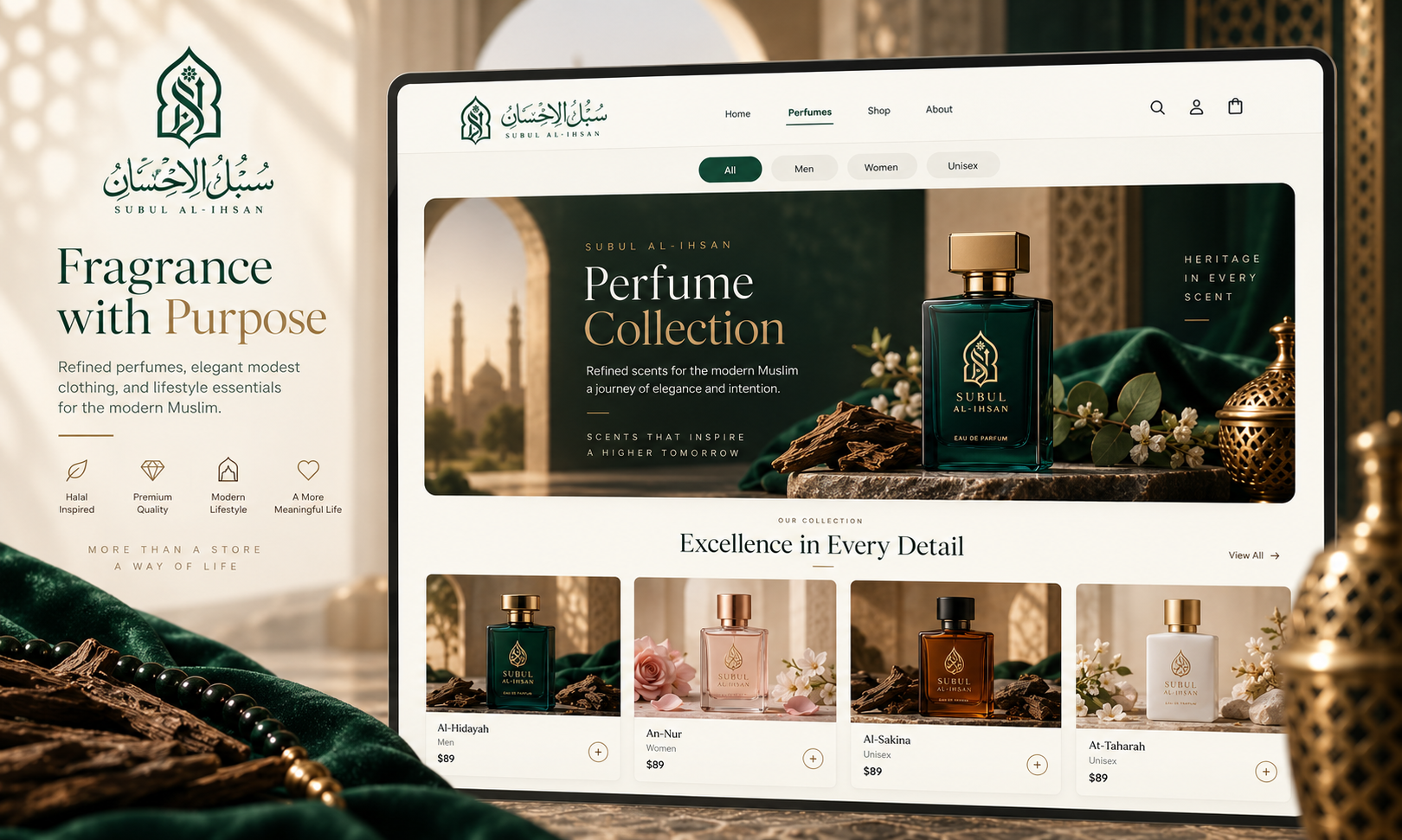 SUBUL AL-IHSAN perfume collection experience