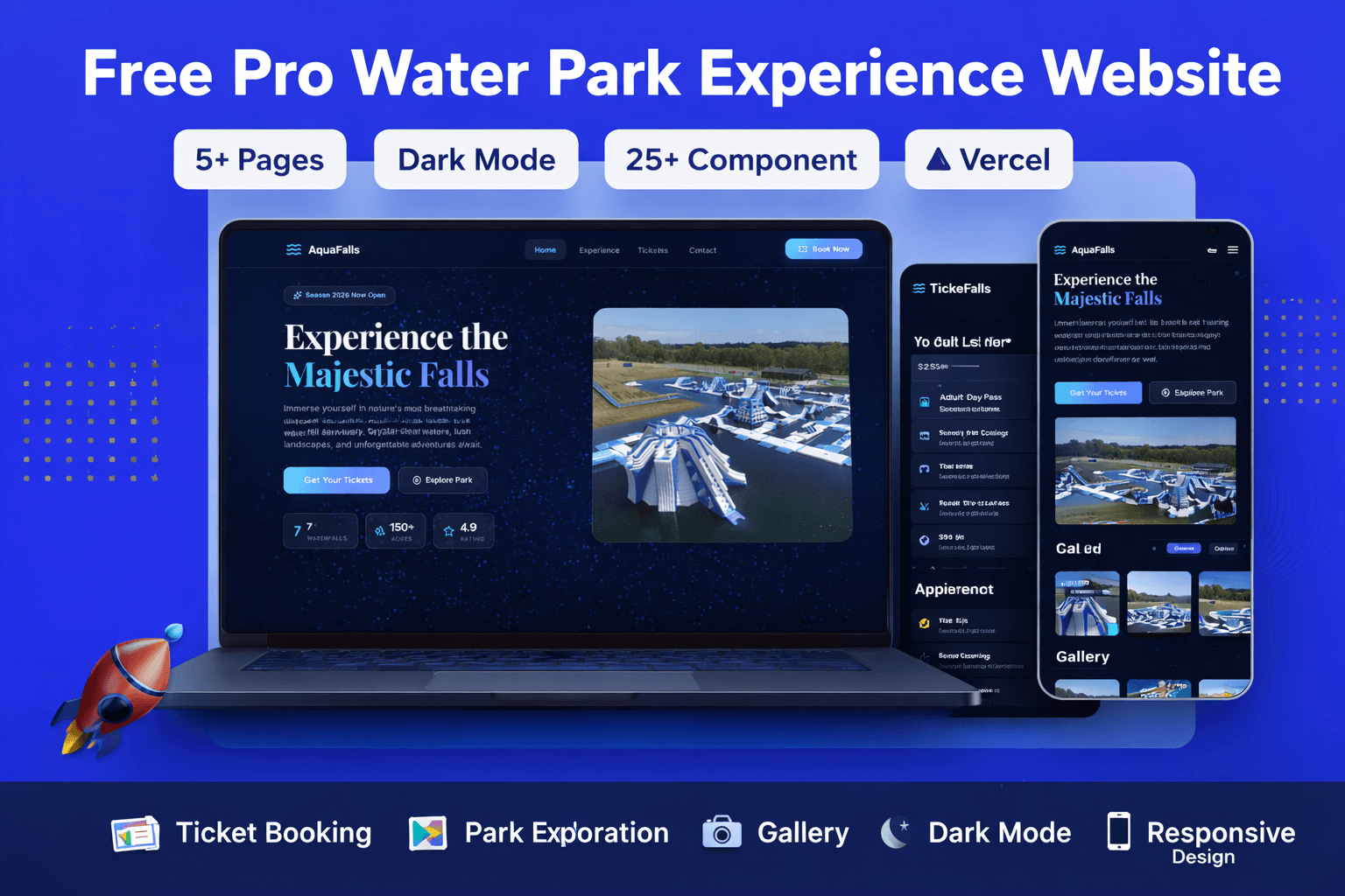 AquaFalls Park — Waterfall Experience